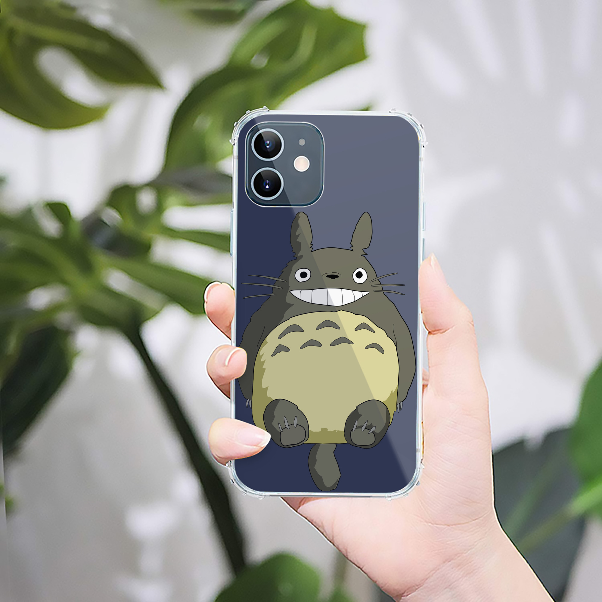 （画像用） となりのトトロ 草壁メイ 草壁サツキ My Neighbor Totoro Satsuki Kusakabe Mei Kusakabe 【iPhone 12シリーズ対応】透明スマホケース（クリアソフトケース）